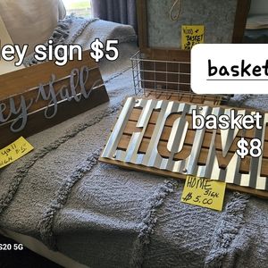 Farmhouse decor. Prices on items